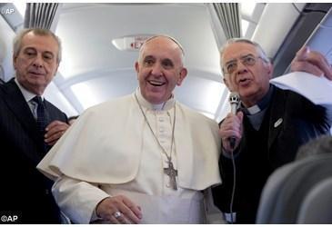 papa Francesco aereo Cuba USA