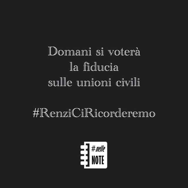 renzi ci ricorderemo