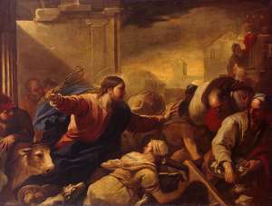 giordano gesu scaccia i mercanti dal tempio
