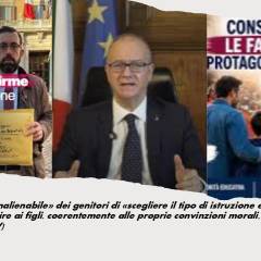 LA SINISTRA IDEOLOGICA NON HA NESSUN RISPETTO PER LE FAMIGLIE