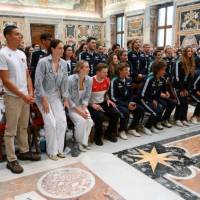 Udienza ai Dirigenti della Federazione Italiana Nuoto e ai partecipanti agli Internazionali di Nuoto – 62° Trofeo Sette Colli