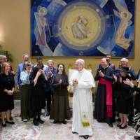 Udienza del Santo Padre a un gruppo di “Patrons of the Arts in the Vatican Museums” dalla Louisiana
