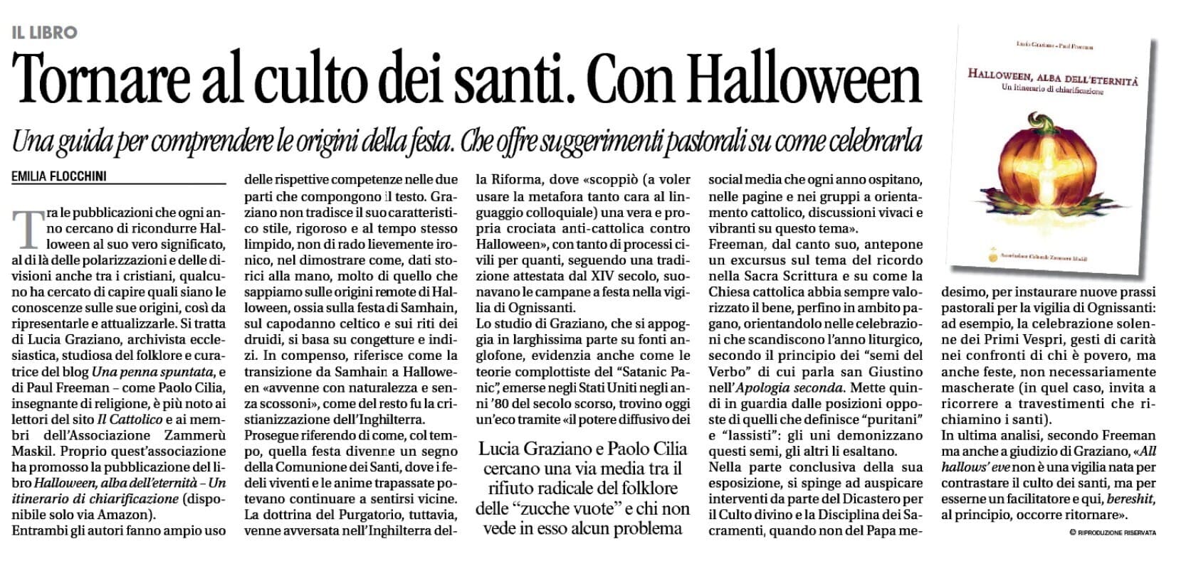 Avvenire su Halloween alba dell eternita