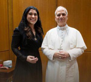 Maria Montserrat e il Papa