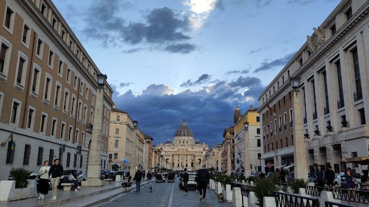 Via della conciliazione e San Pietro