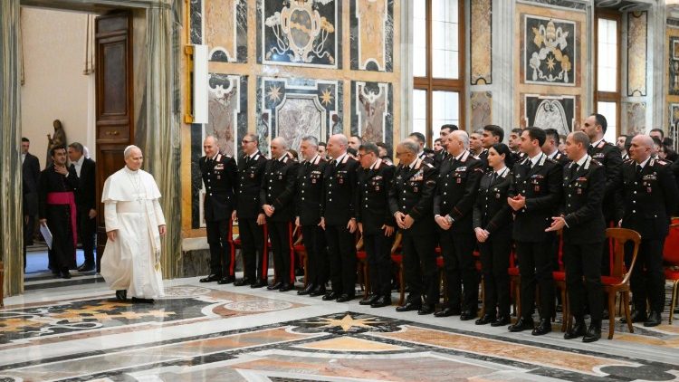 papa e carabinieri udienza
