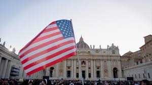 Bandiera americana in S.Pietro