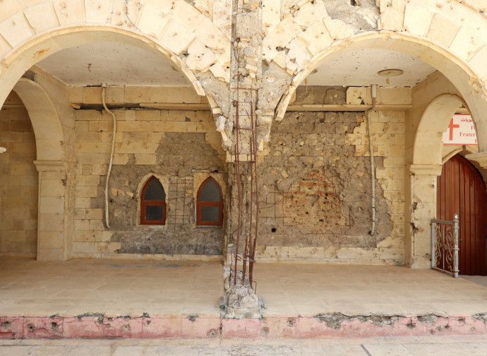 chiesa semidistrutta qaraqosh