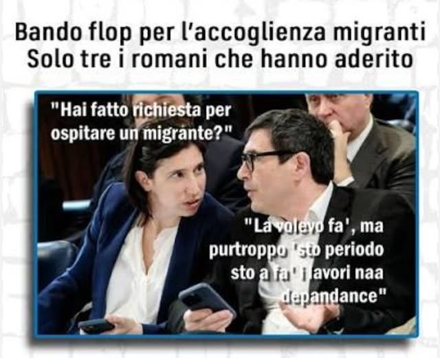 Accoglienza fallata e fallace