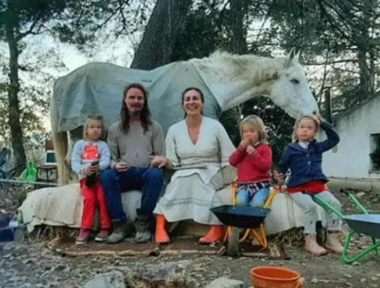foto famiglia bosco