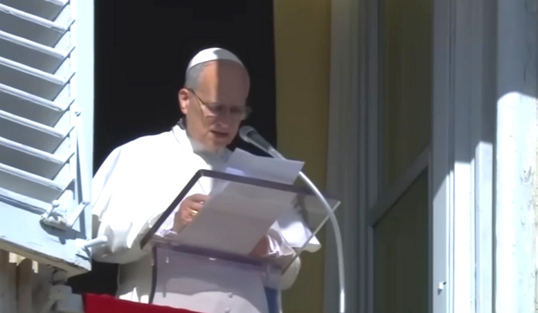 Angelus Papa Leone XIV primo piano