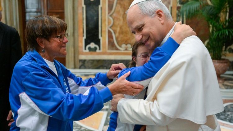 Il Papa saluta la delegazione di Special Olympics