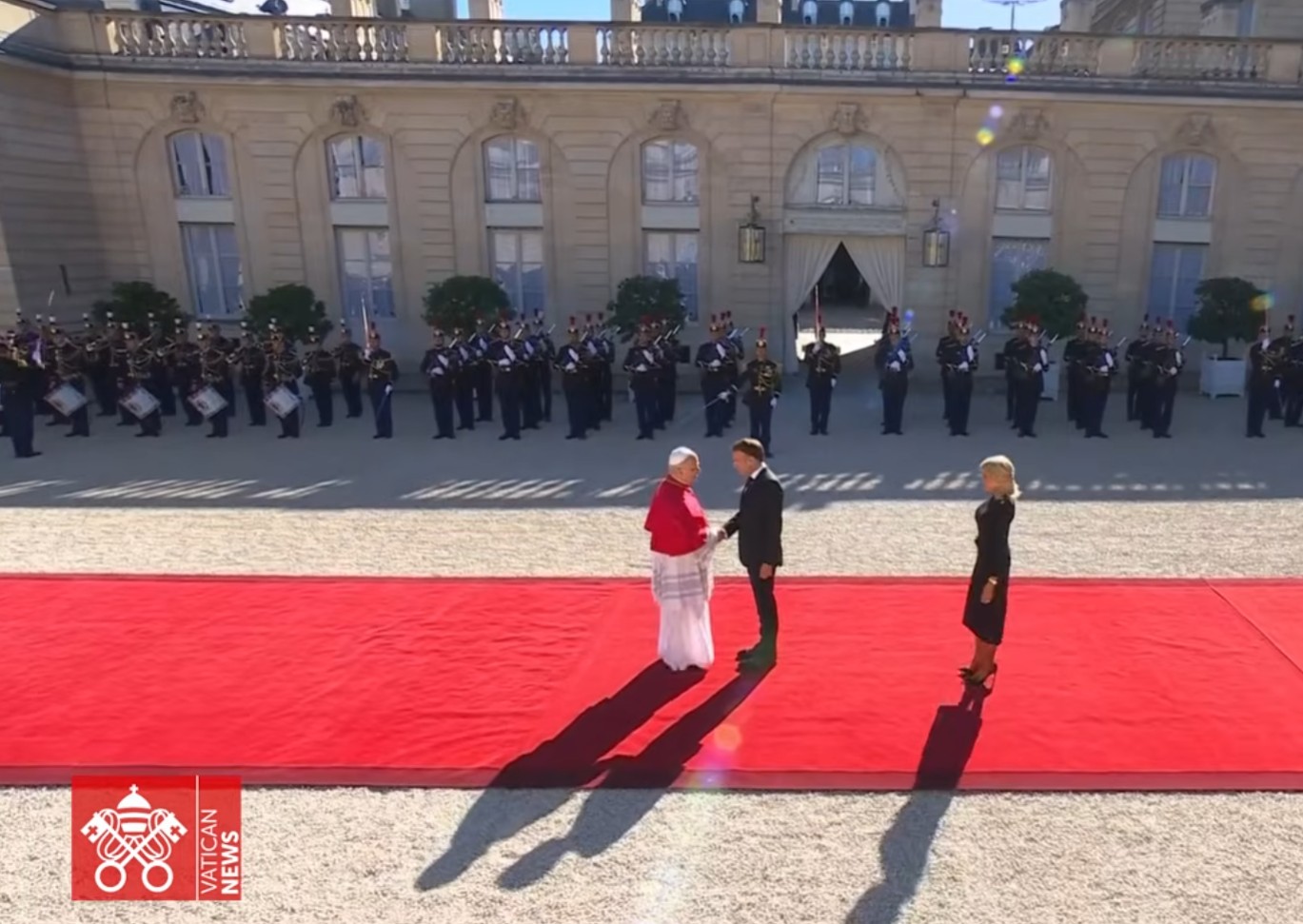 Viaggio apostolico Francai incontro con il Presidente Screeshot Video Vatican News