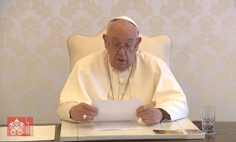 Video messaggio papa