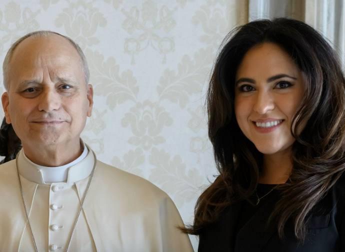 Papa Leone e Maria Montserrat