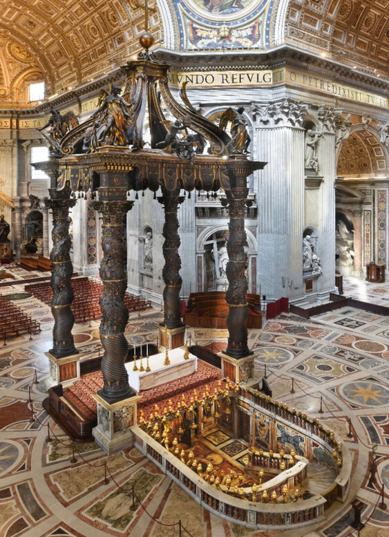 basilica di san Pietro Baldacchino