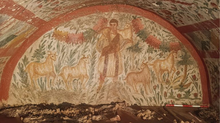 La raffigurazione del Cristo Buon Pastore Arkeolojik Haber