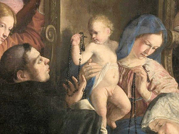 Orazio Gentileschi Madonna del Rosario