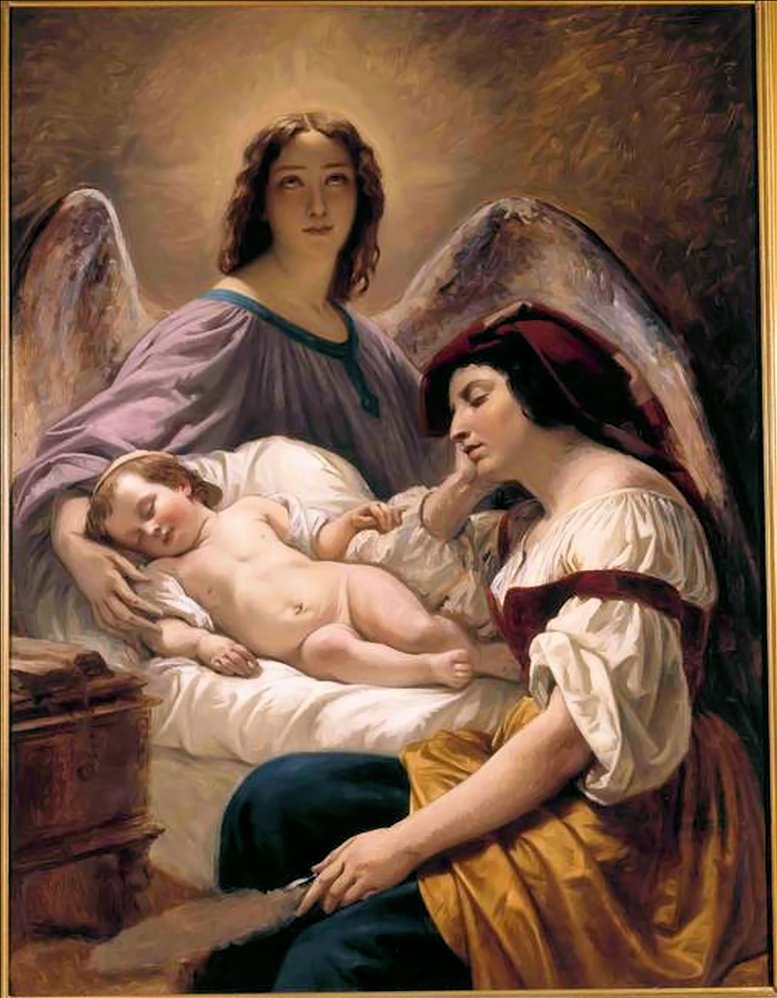 The guardian angels Henri Decaisne wiki commons