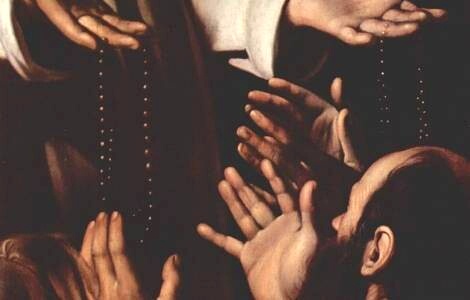 caravaggio Madonna del rosario