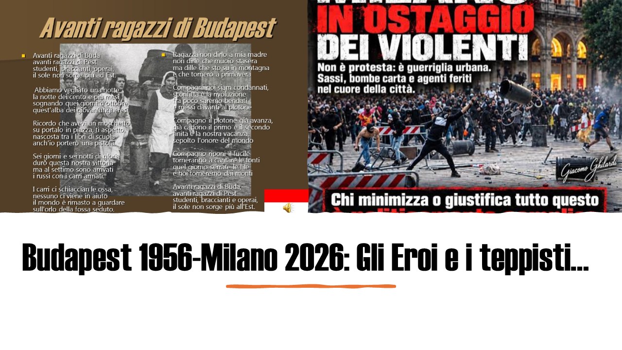 Budapest 1956 Milano 2026