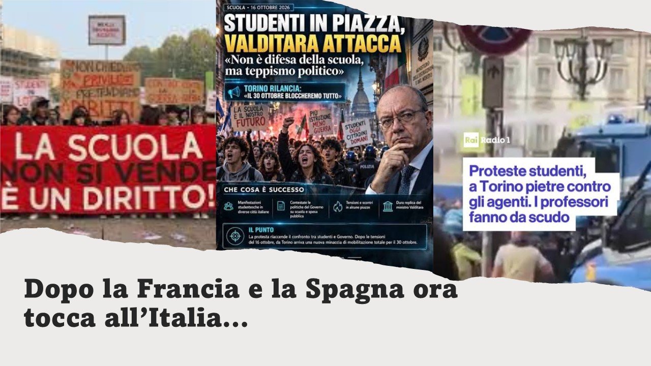 Dopo la Francia e la Spagna ora tocca