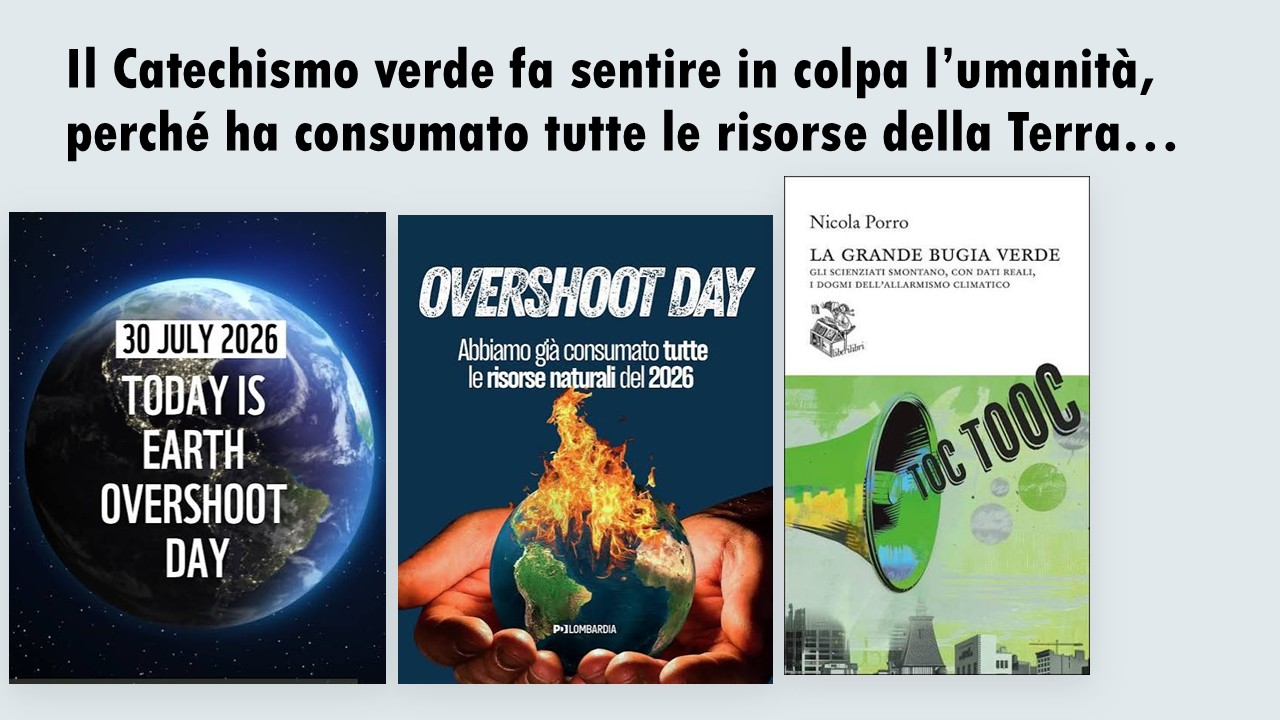 Il Catechismo verde fa sentire in colpa lumanita