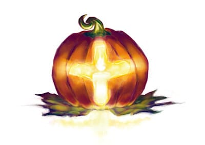 Halloween Zucca Croce mini mini