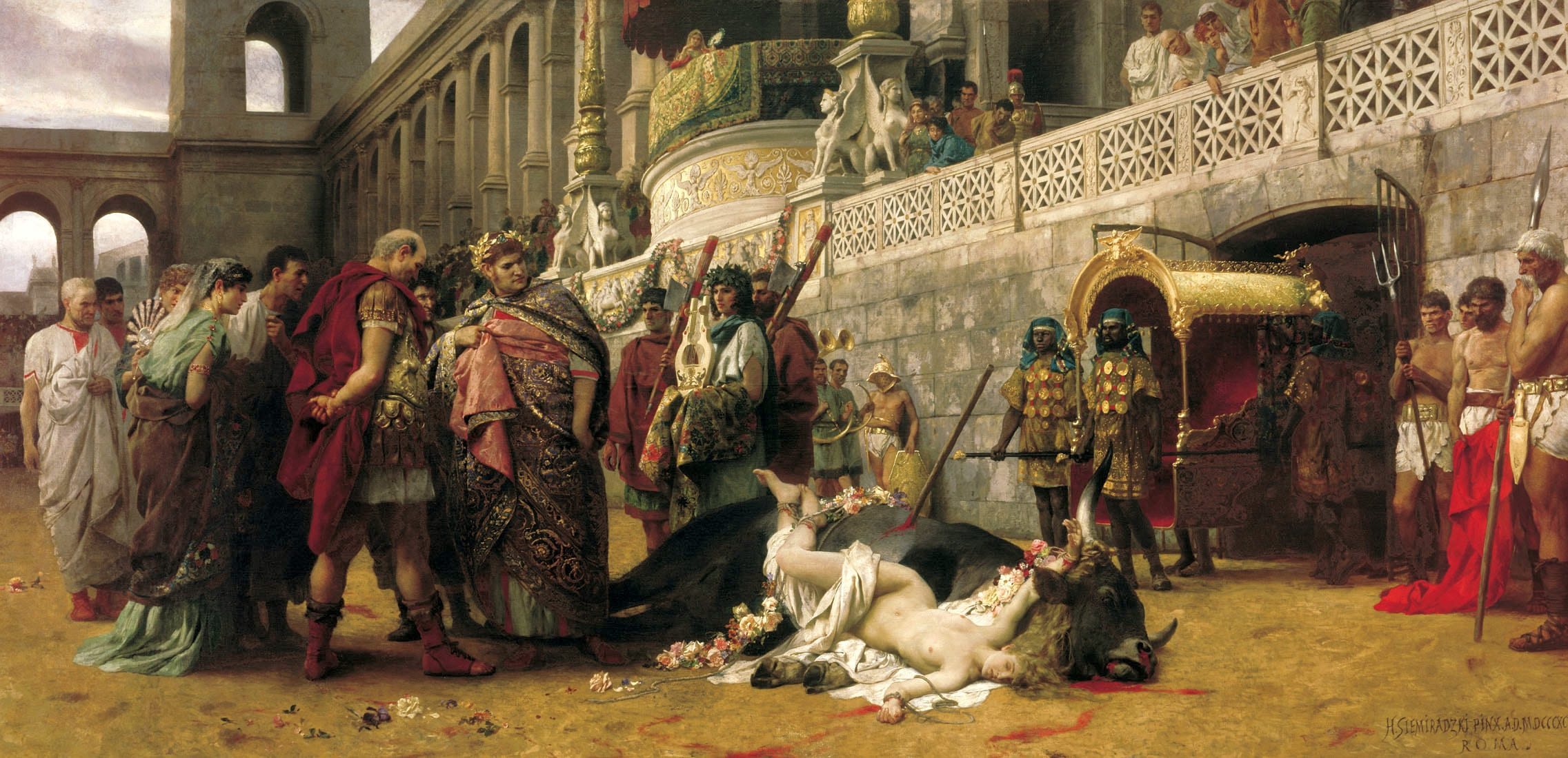 Protomartire_cristiana_Siemiradzki_Christian_Dirce