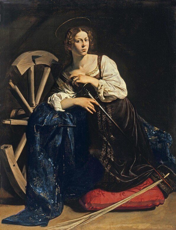SANTA CATERINA DALESSANDRIA VERGINE E MARTIRE