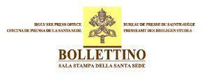 bollettino santa sede