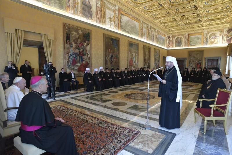 Schevchuk al Papa