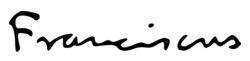 FirmaPapaFrancisco