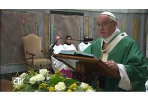 Papa Francesco celebra la Messa per il 25.mo della sua ordinazione episcopale