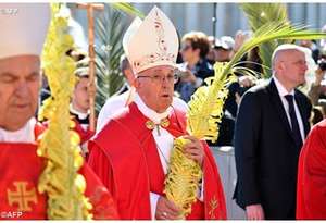 Papa Francesco la celebrazione dellla Domenica delle Palme