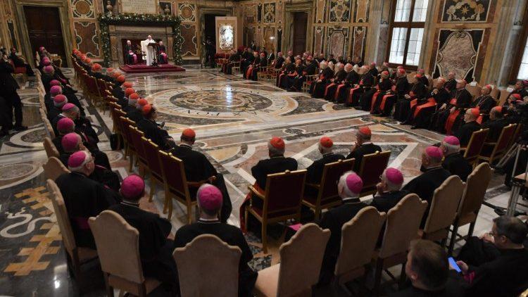 curia udienza auguri