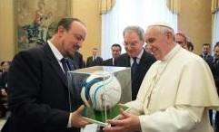 papa francesco calciatori