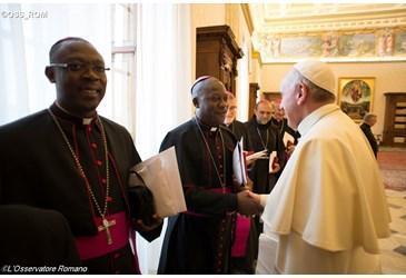 papa Francesco Vescovi Centrafrica