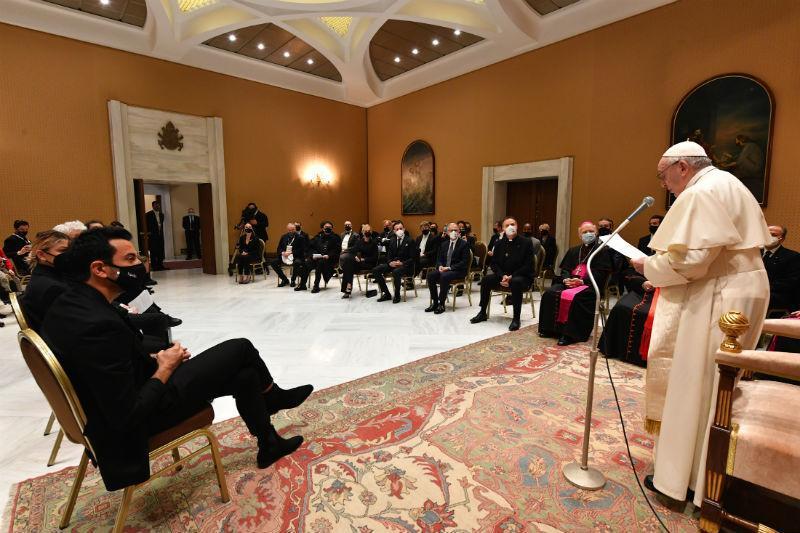 papa scholas concerto di natale