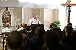 papa francesco messa santa Marta