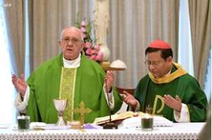Papa Francesco e il card. Bo