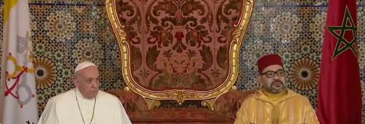 papa Francesco e Re Mohammed VI