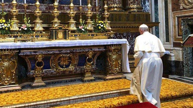 papa a Santa Maria Maggiore