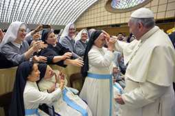 papa Francesco suore diocesi di Roma