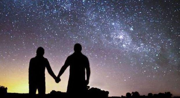 coppia e stelle