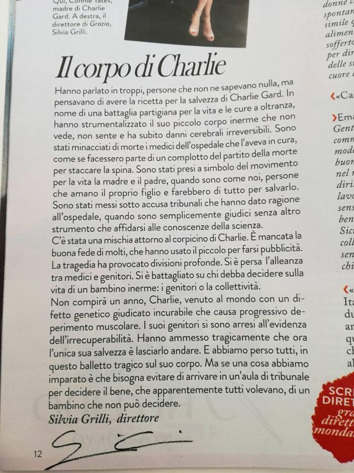 grazia commento vuoto