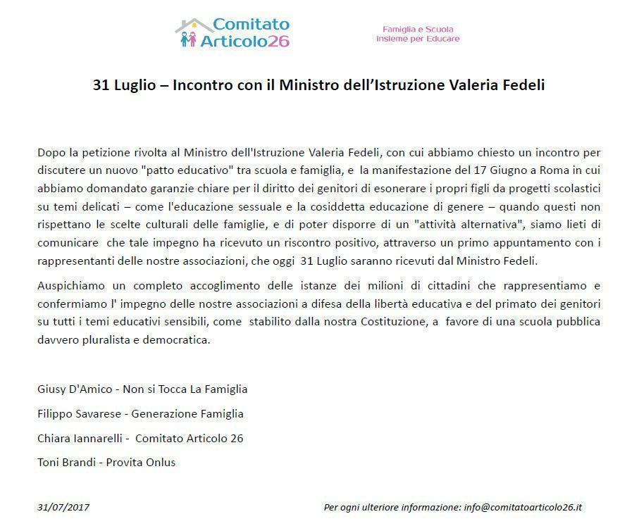 incontro fedeli