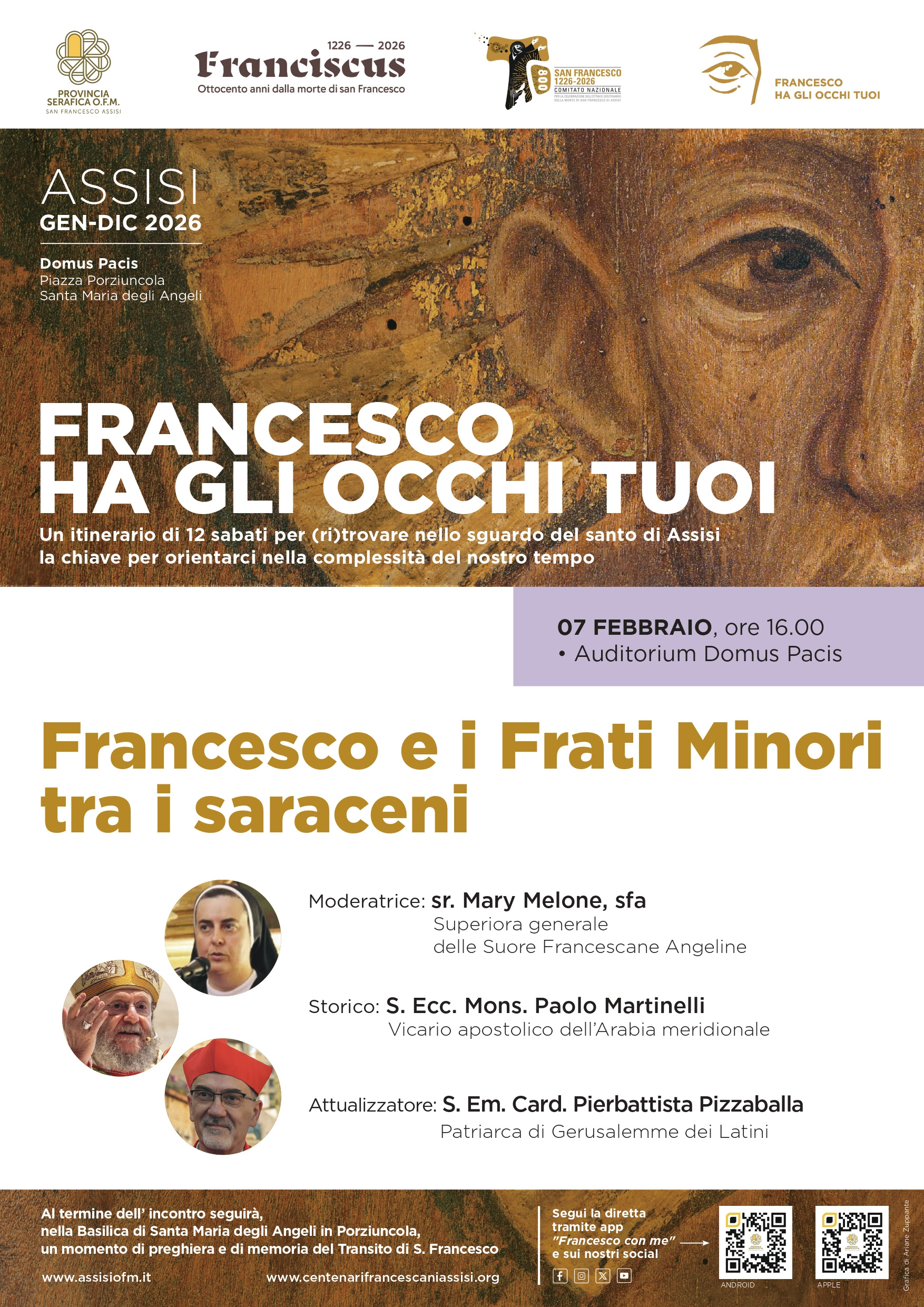 Francesco ha gli occhi tuoi