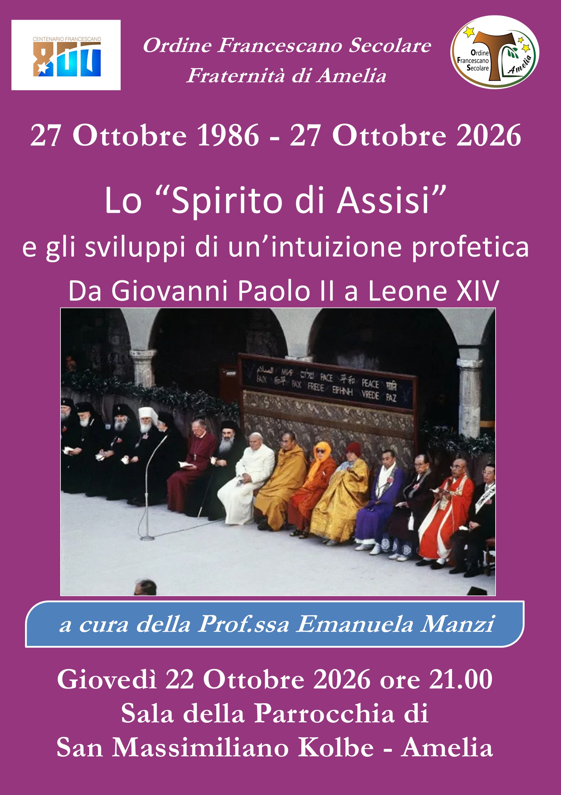INCONTRO SPIRITO DI ASSISI