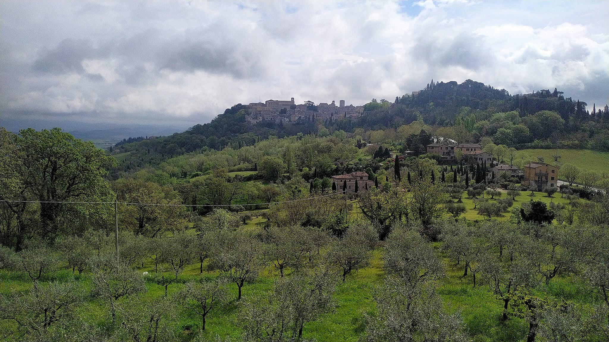 Vista dal Convento di Todi Montesanto